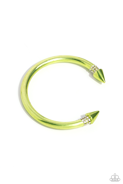 Punky Plot Twist Green Bracelet