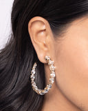Paparazzi Accessories Presidential Pizzazz - Gold Hoop Earring
