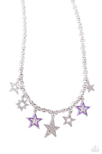 Paparazzi Accessories Starstruck Sentiment - Purple Necklace