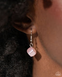 Paparazzi Accessories Cubed Cameo - Pink Necklace