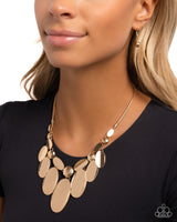 Paparazzi Accessories Hammered Horoscope - Gold Necklace