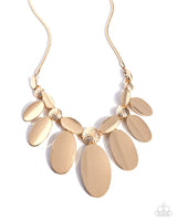 Paparazzi Accessories Hammered Horoscope - Gold Necklace