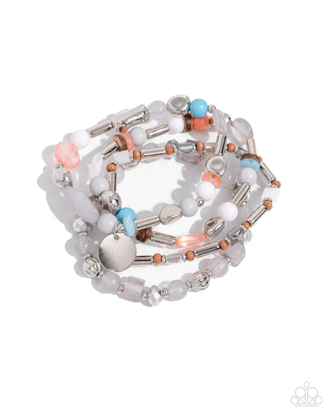 Paparazzi Accessories Cloudy Chic - Silver Bracelet