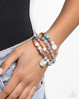 Paparazzi Accessories Cloudy Chic - Silver Bracelet