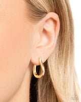 Paparazzi Accessories Generous Grace - Gold Hoop Earring