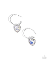 Paparazzi Accessories Diamond of the Night - White Earring
