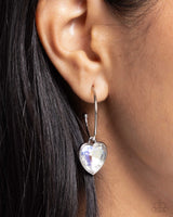 Paparazzi Accessories Diamond of the Night - White Earring