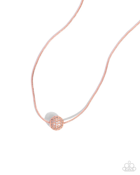 Paparazzi Accessories Fearless Flair - Copper Necklace