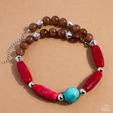 Paparazzi Accessories Sneaky Swirls - Multi Necklace