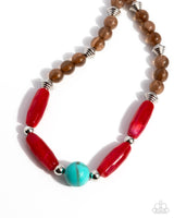 Paparazzi Accessories Sneaky Swirls - Multi Necklace