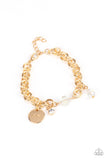 Paparazzi Accessories Lovable Luster Gold Bracelet