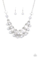 Paparazzi Accessories Seaside Soiree Silver Necklace