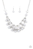Paparazzi Accessories Seaside Soiree Silver Necklace