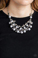 Paparazzi Accessories Seaside Soiree Silver Necklace