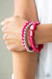 Paparazzi Accessories Color Venture Pink Bracelet