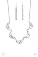 Paparazzi Accessories Lunar Lights Silver Necklace Set