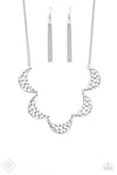 Paparazzi Accessories Lunar Lights Silver Necklace Set