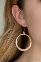 Paparazzi Accessories Modern Shimmer Rose Gold Earring