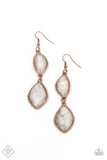 Paparazzi Accessories The Oracle Has Spoken Copper Earring - January '21 Fashion Fix