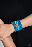 Paparazzi Accessories Barbados Beach Club Blue Bracelet