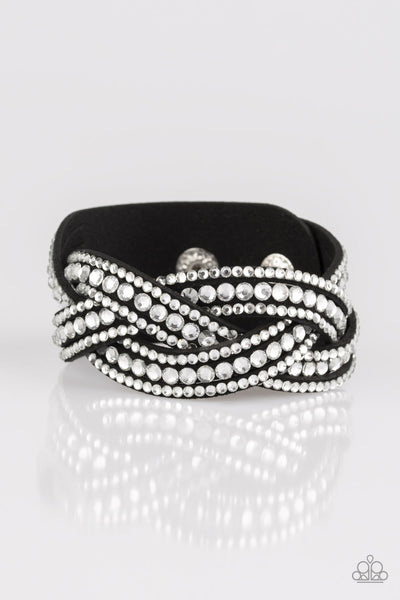 Paparazzi Accessories Bring On The Bling Black Bracelet