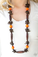 Paparazzi Accessories Cozumel Coast Orange Necklace Set