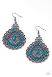 Paparazzi Accessories Carnival Courtesan - Blue Earring