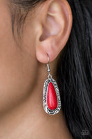 Paparazzi Accessories Cruzin' Colorado Red Earring