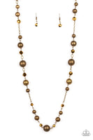 Paparazzi Accessories Modernly Majestic Brass Necklace