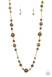 Paparazzi Accessories Modernly Majestic Brass Necklace