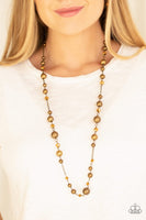 Paparazzi Accessories Modernly Majestic Brass Necklace