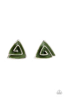 Paparazzi Accessories On Blast - Green Earring