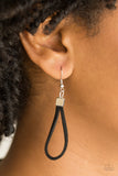Paparazzi Accessories Walk the WALKABOUT Black Necklace Set