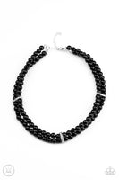 Paparazzi Accessories Put On Your Party Dress - Black Necklace Set