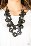 Paparazzi Accessories Catalina Coastin  Black Necklace Set