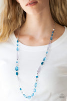 Paparazzi Accessories Quite Quintessence - Blue Necklace Set