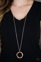 Paparazzi Accessories Millennial Minimalist - Copper Necklace