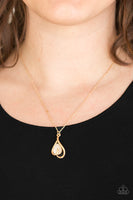 Paparazzi Accessories Tell Me A Love Story - Gold Necklace Set