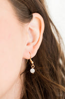 Paparazzi Accessories Tell Me A Love Story - Gold Necklace Set