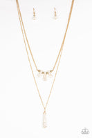 Paparazzi Accessories Basic Groundwork - Gold Necklace Set