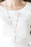 Paparazzi Accessories Sandstone Savannahs - Orange Necklace Set