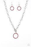 Paparazzi Accessories All In Favor Red Necklace