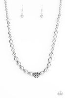 Paparazzi Accessories High-Stakes FAME - Silver Necklace Set