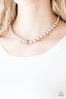 Paparazzi Accessories High-Stakes FAME - Silver Necklace Set