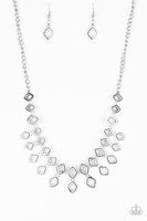Paparazzi Accessories Geocentric - Silver Necklace Set