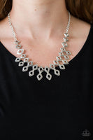 Paparazzi Accessories Geocentric - Silver Necklace Set