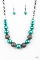 Paparazzi Accessories Color Me CEO - Green Necklace Set