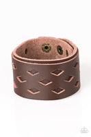 Paparazzi Accessories Bucking Bronco Brown Urban Bracelet