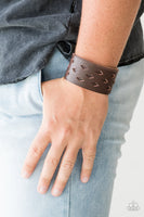 Paparazzi Accessories Bucking Bronco Brown Urban Bracelet