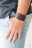 Paparazzi Accessories Bucking Bronco Brown Urban Bracelet